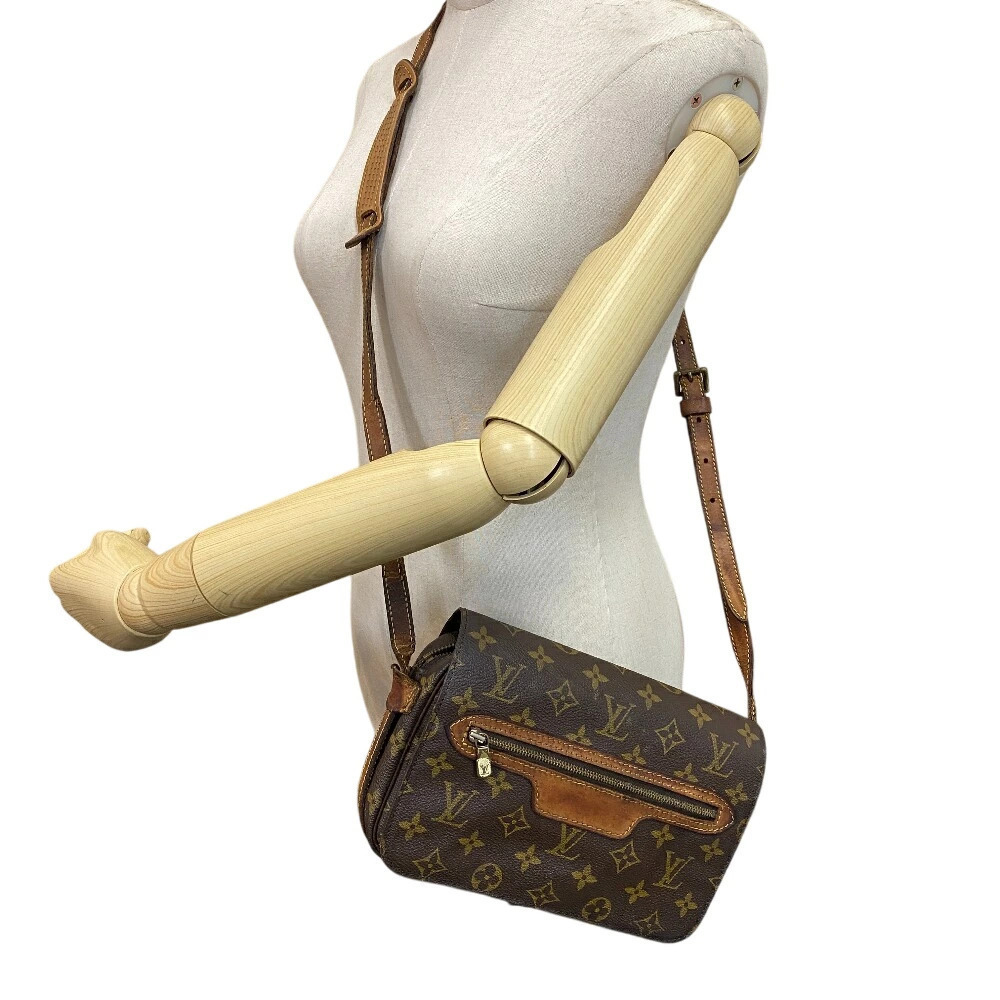Louis Vuitton Shoulder Monogram Handbag Crossbody Germain Bag Brown Saint - Picture 5 of 9